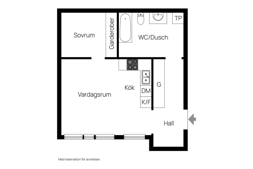 Bostadsrätt, Hammarby Kaj 42, Hammarby Sjöstad, Stockholm
