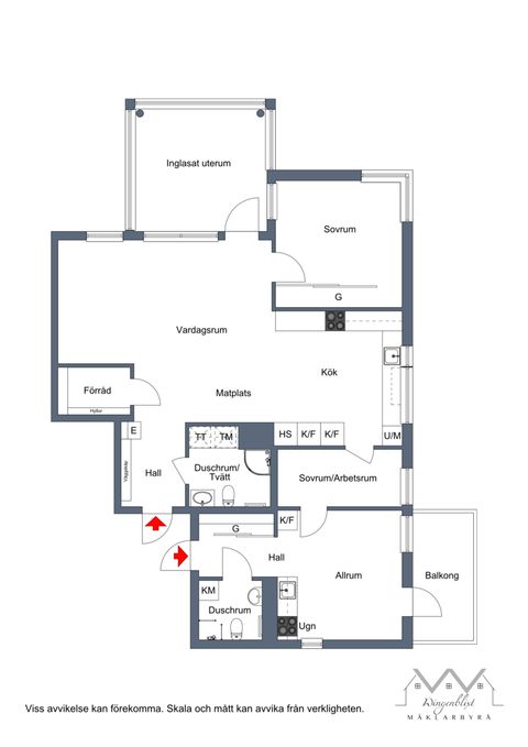 Bostadsrätt, Tallrisvägen 1, 2 tr, Kungsängen centrum, Upplands-Bro