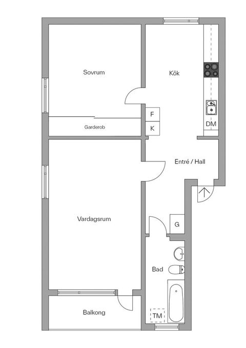 Bostadsrätt, Valhallagatan 30, Valhall, Skara