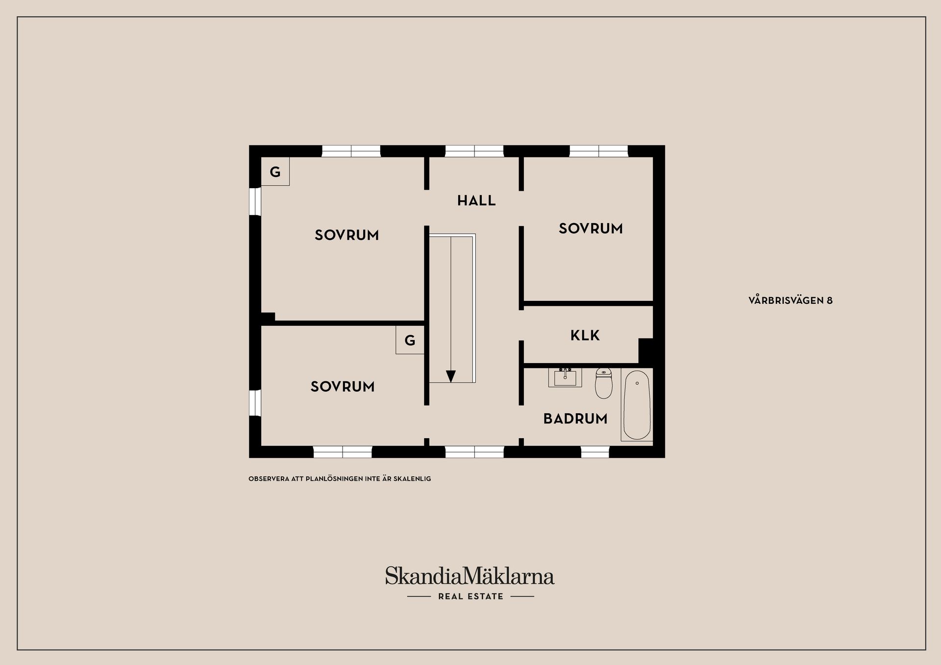 Radhus, Vårbrisvägen 8, Tallboda, Linköping