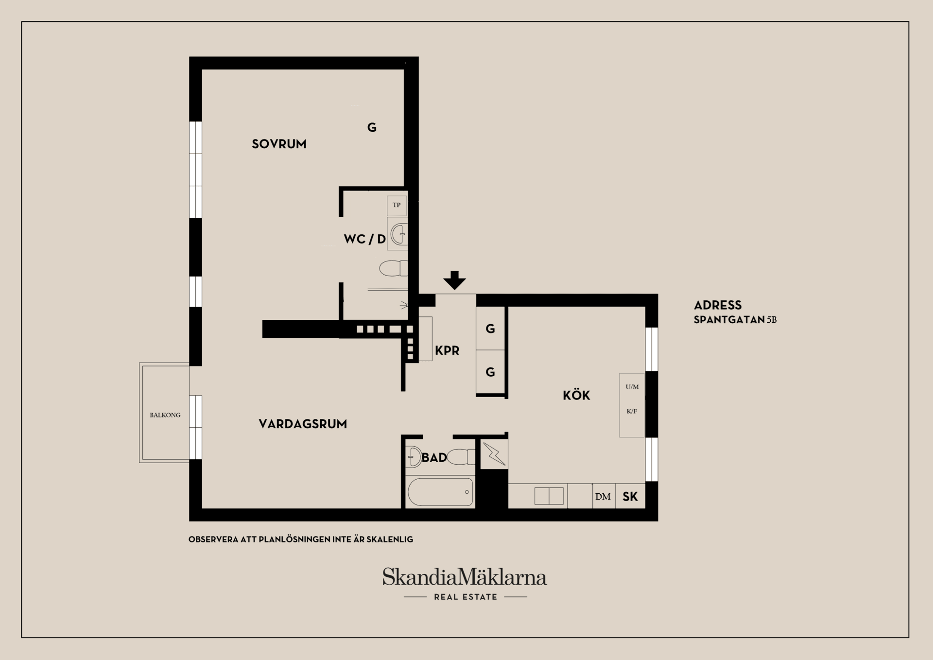 Bostadsrätt, Spantgatan 5B, Stohagen, Västerås