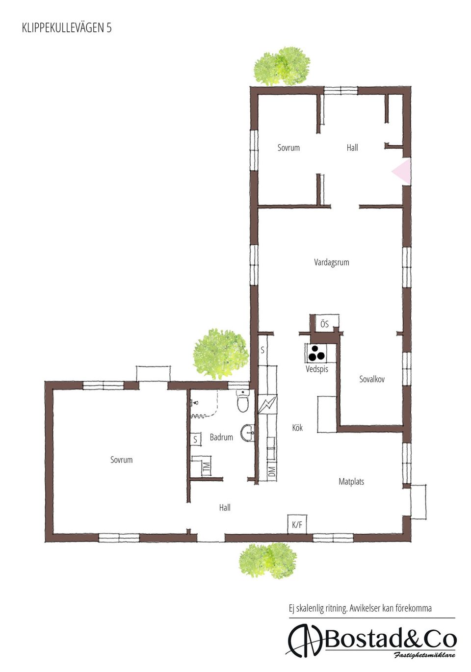 Villa, Klippekullevägen 5, Steninge, Halmstad
