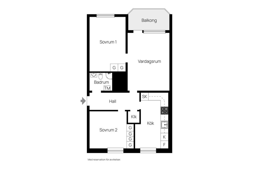 Bostadsrätt, Källbogatan 3, Sjöbo, Borås