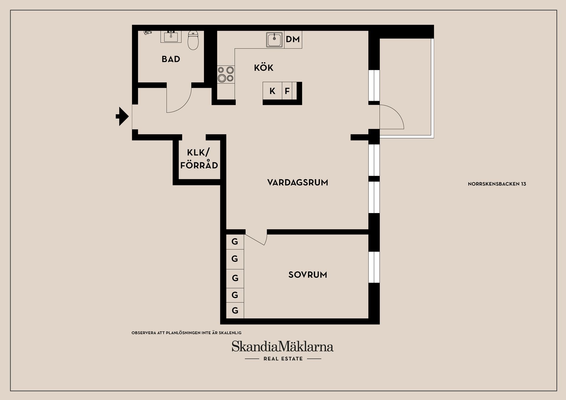 Bostadsrätt, Norrskensbacken 13, Botkyrka