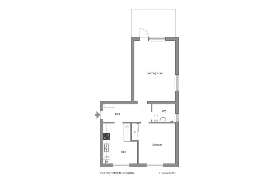 Bostadsrätt, Bryggargatan 43d, Teg, Umeå