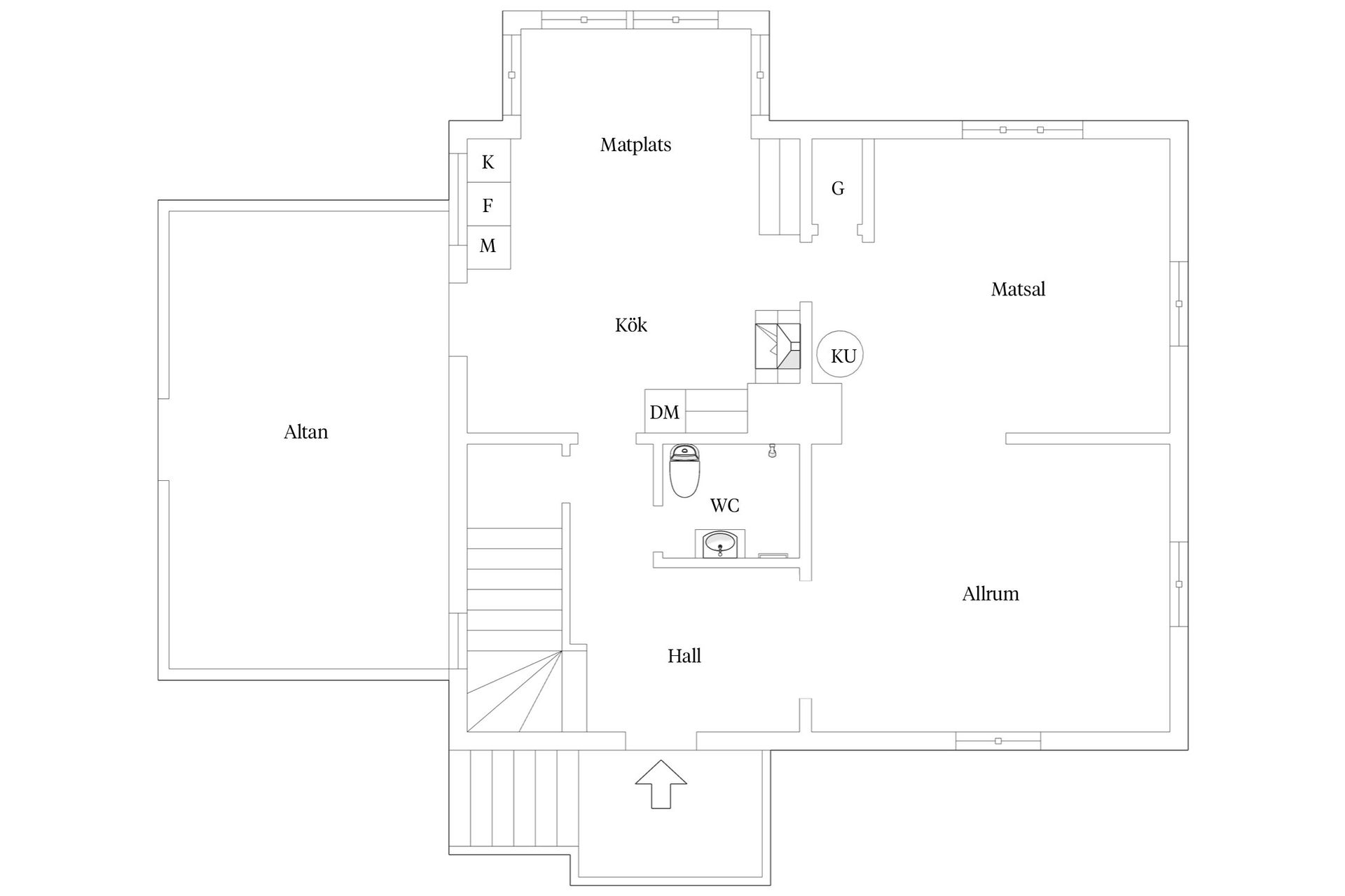 Villa, Vallanäsvägen 3, Lilla Vallen, Växjö