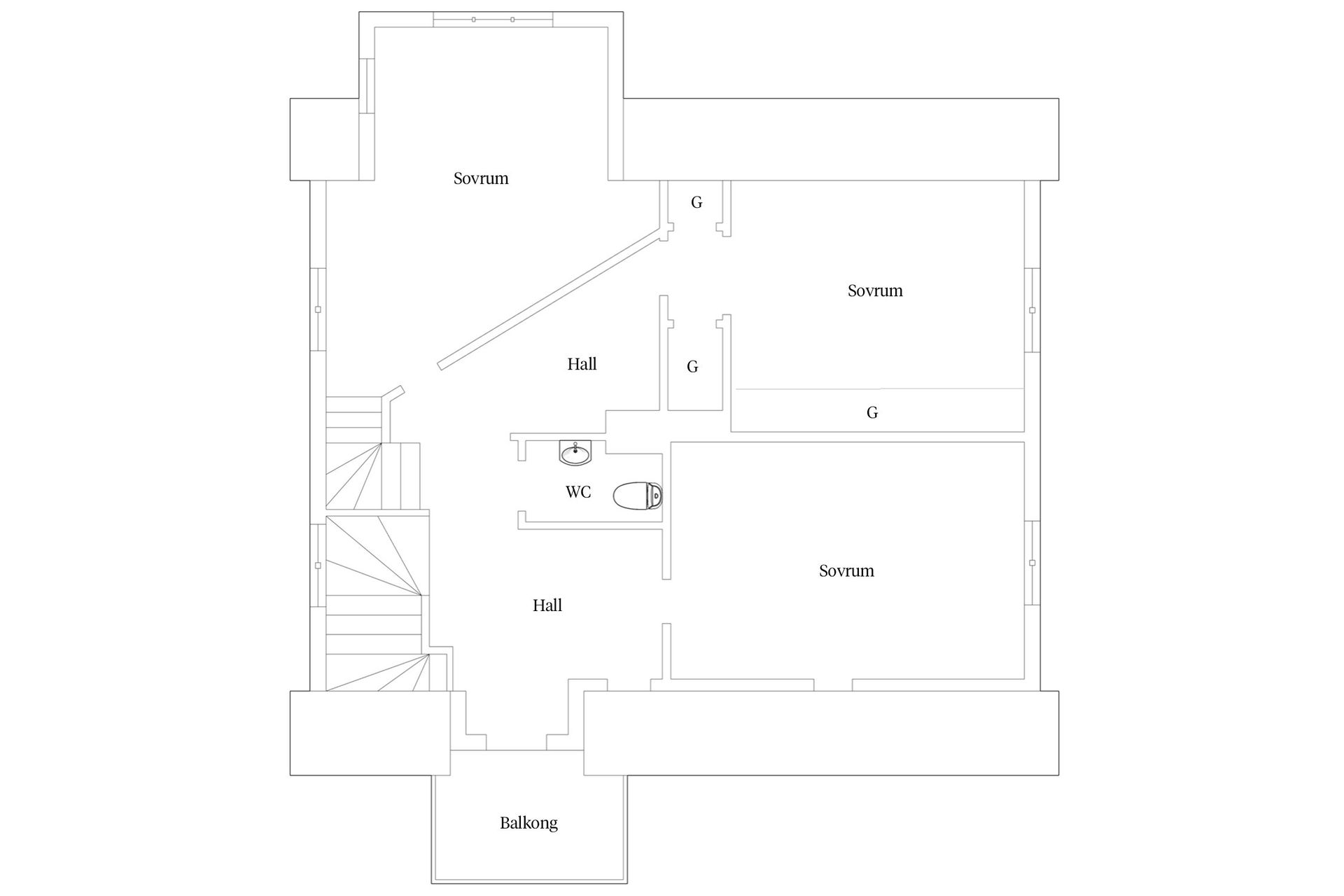 Villa, Vallanäsvägen 3, Lilla Vallen, Växjö