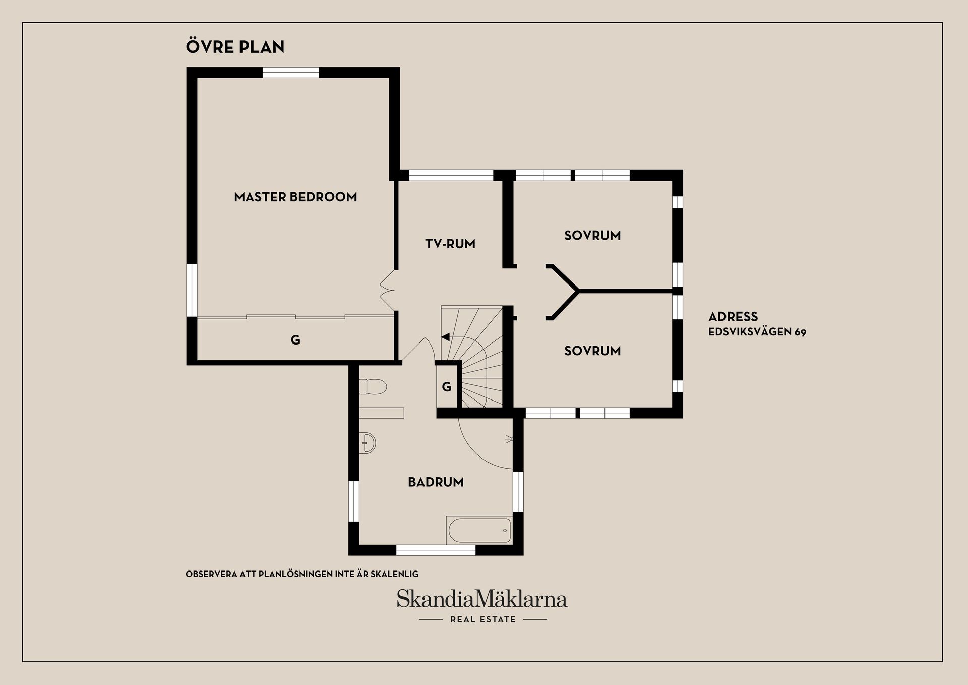 Villa, Edsviksvägen 69, Danderyd - Nora, Danderyd