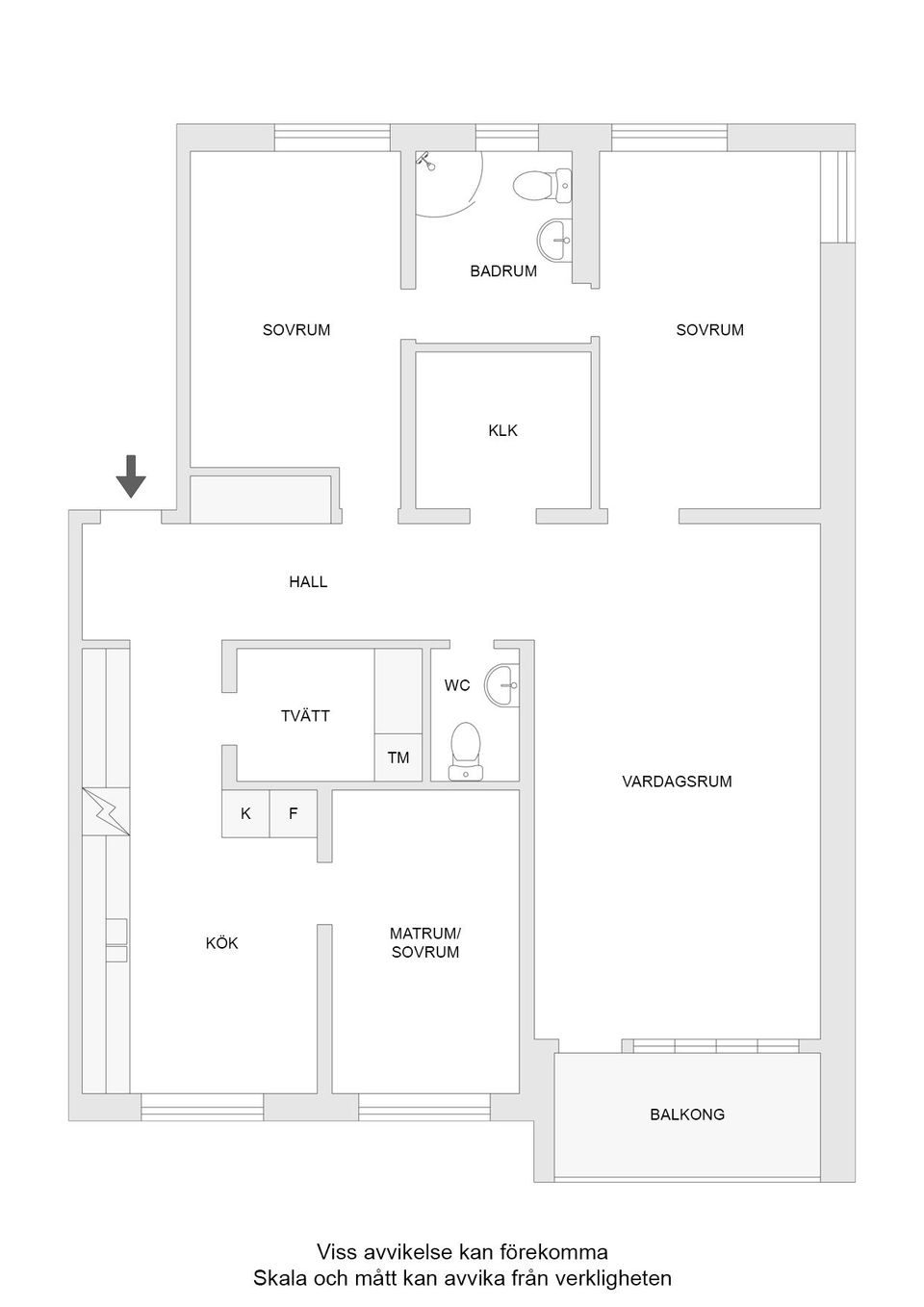Bostadsrätt, Västerleden 108, Enköping
