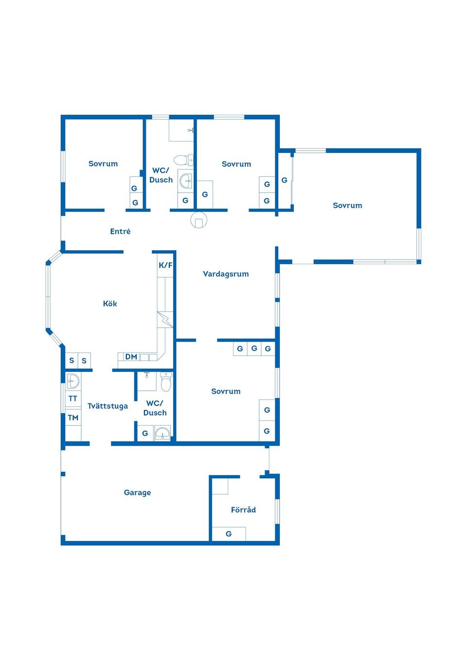 Villa, Tranbärsstigen 1, Ardala, Skara