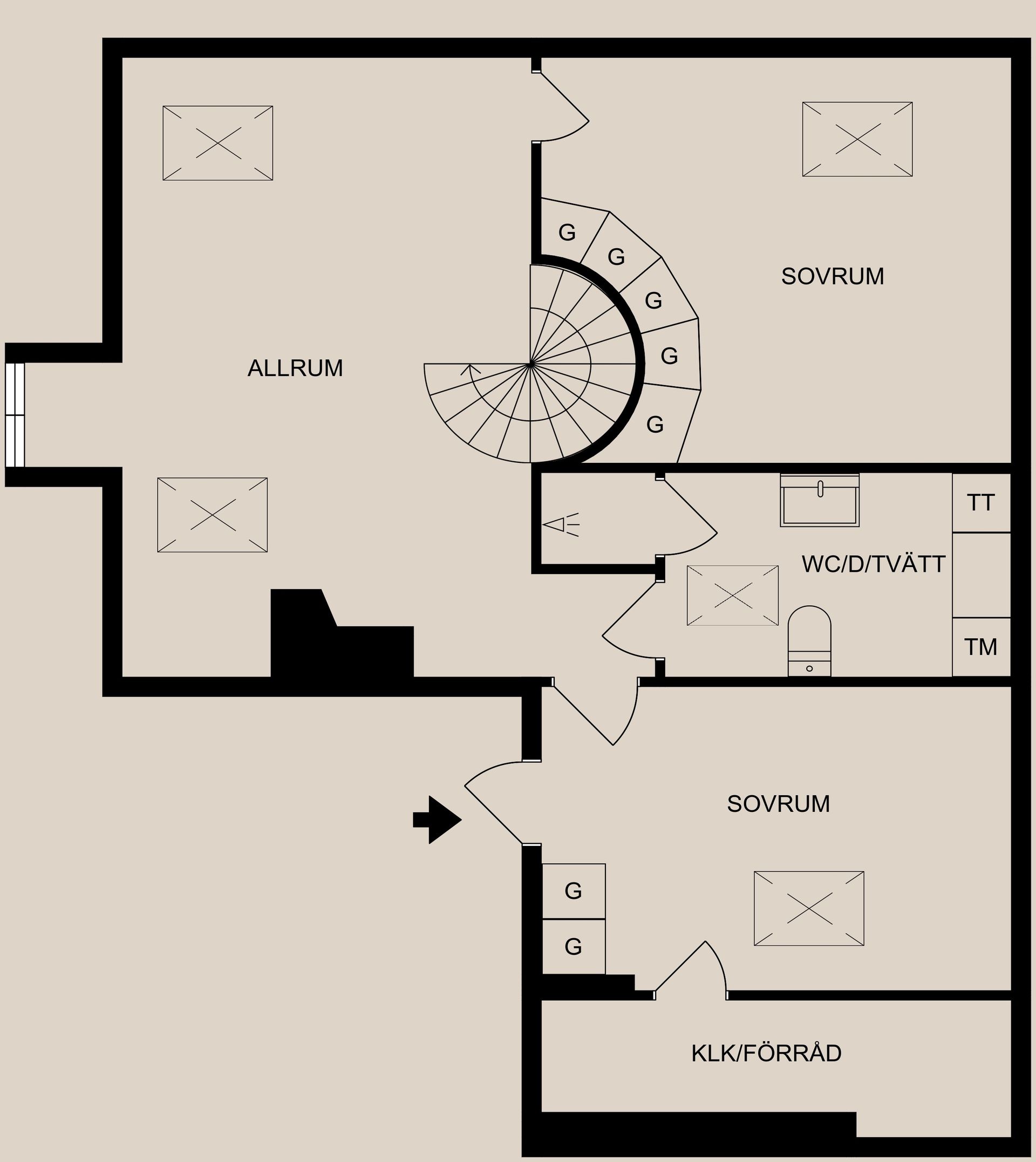 Bostadsrätt, Trozelligatan 13U4, Söder, Norrköping