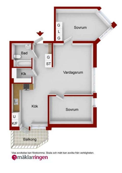 Bostadsrätt, ÅKERSBERGAVÄGEN  71A, Österskär/Tuna, Österåker