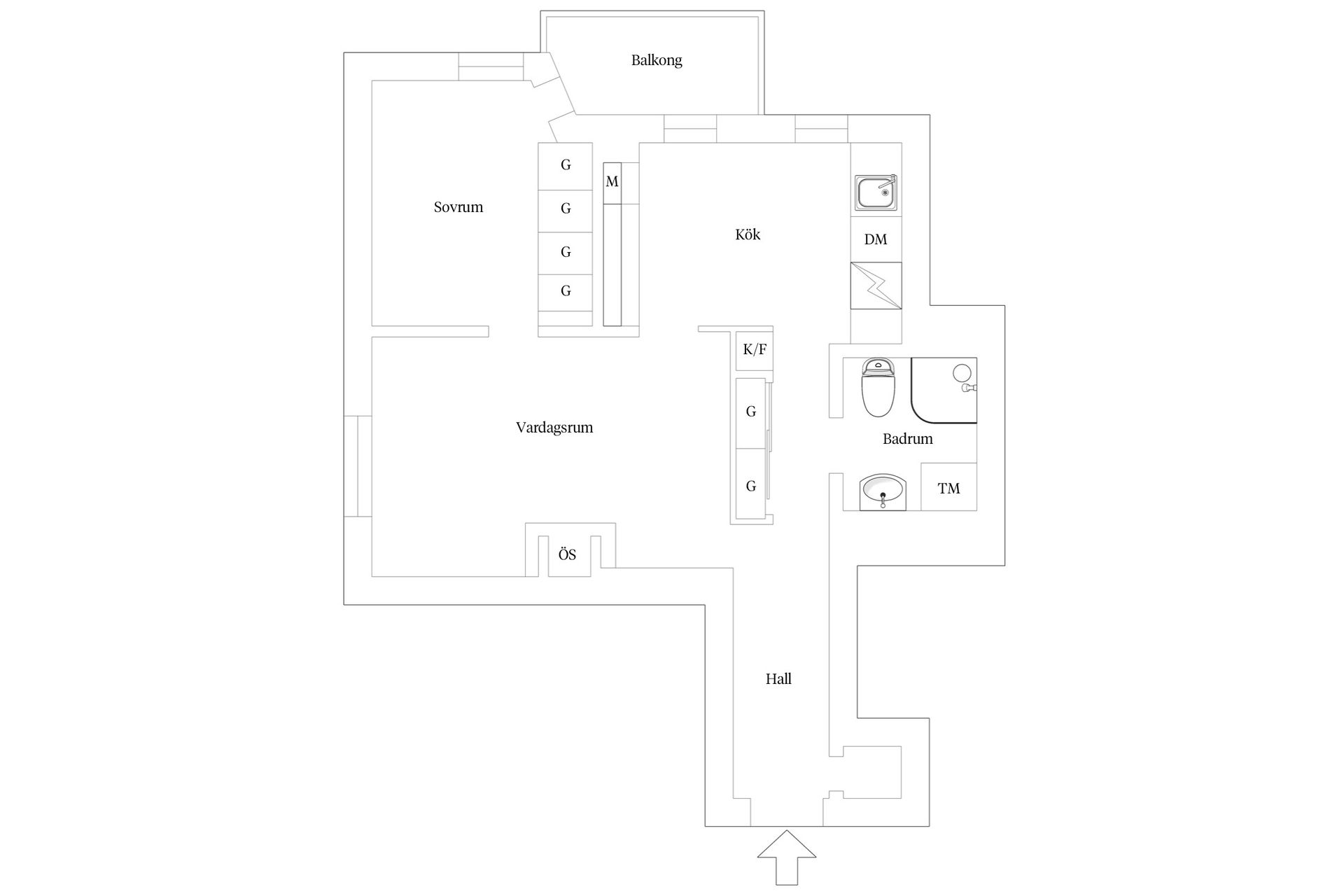 Bostadsrätt, Rålambsvägen 29, 3 Tr, Kungsholmen - Marieberg, Stockholm