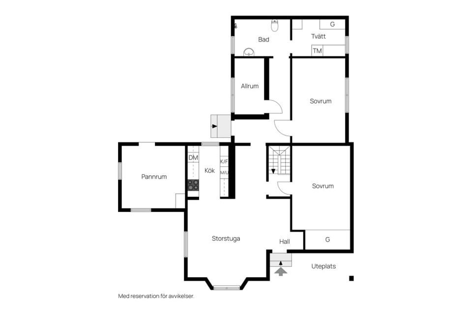 Villa, Gamla landsvägen 66B, Svärtinge, Norrköping