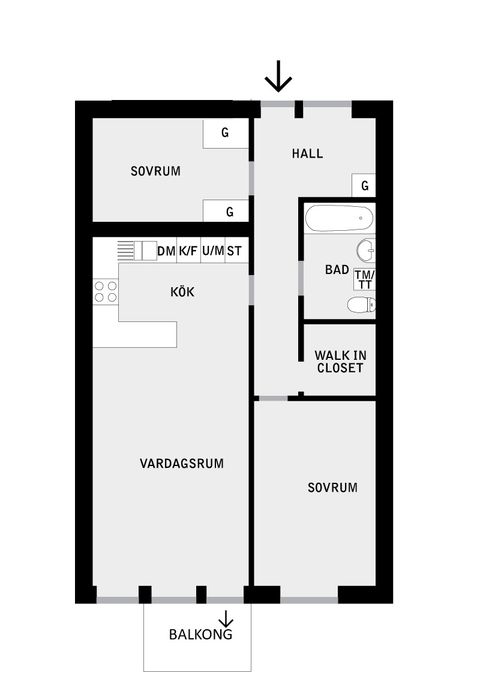 Bostadsrätt, Storgatan 52, Huvudsta, Solna