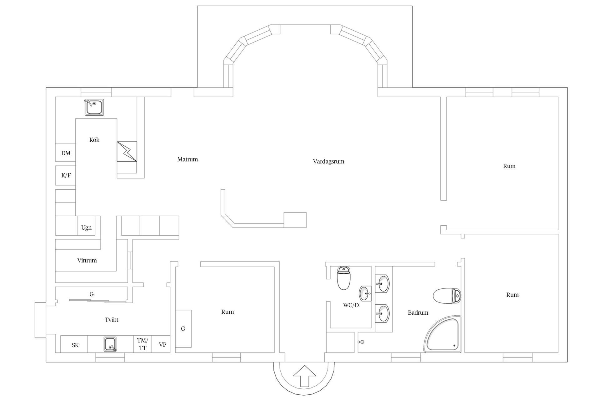 Villa, Krokvägen 3B, Trelleborg Väster, Trelleborg