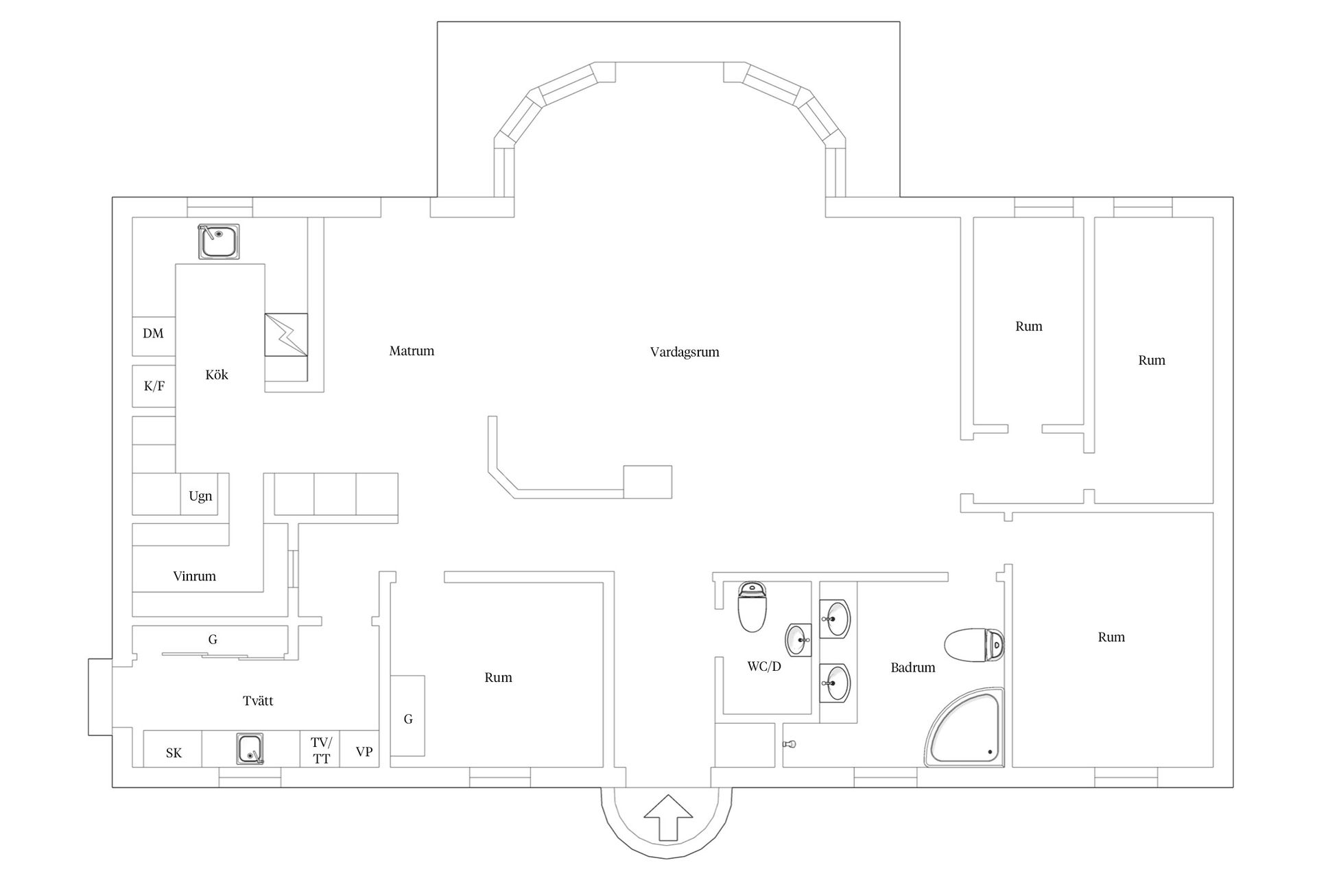 Villa, Krokvägen 3B, Trelleborg Väster, Trelleborg