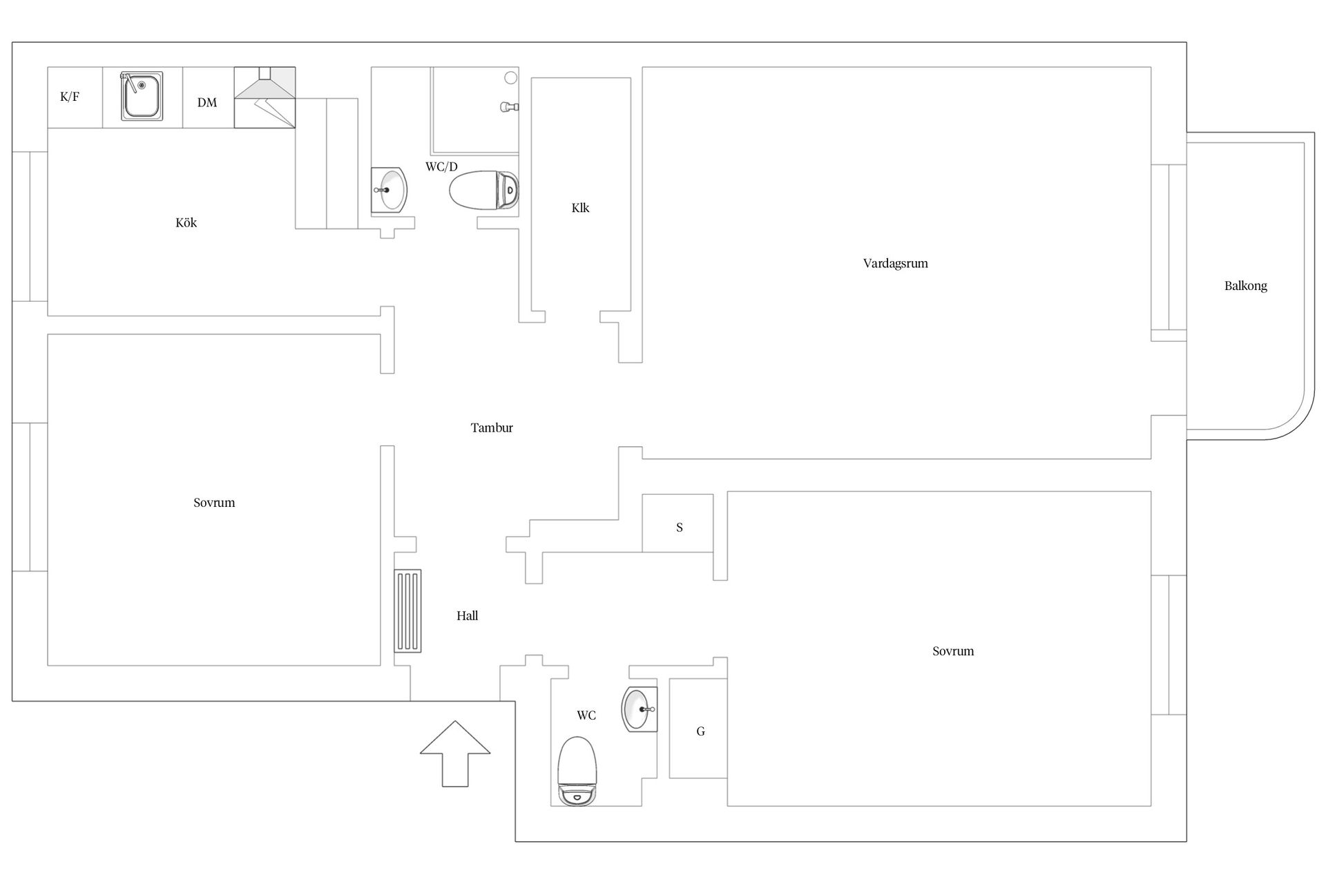 Bostadsrätt, Vävaregatan 12A, Gamla Väster, Lund