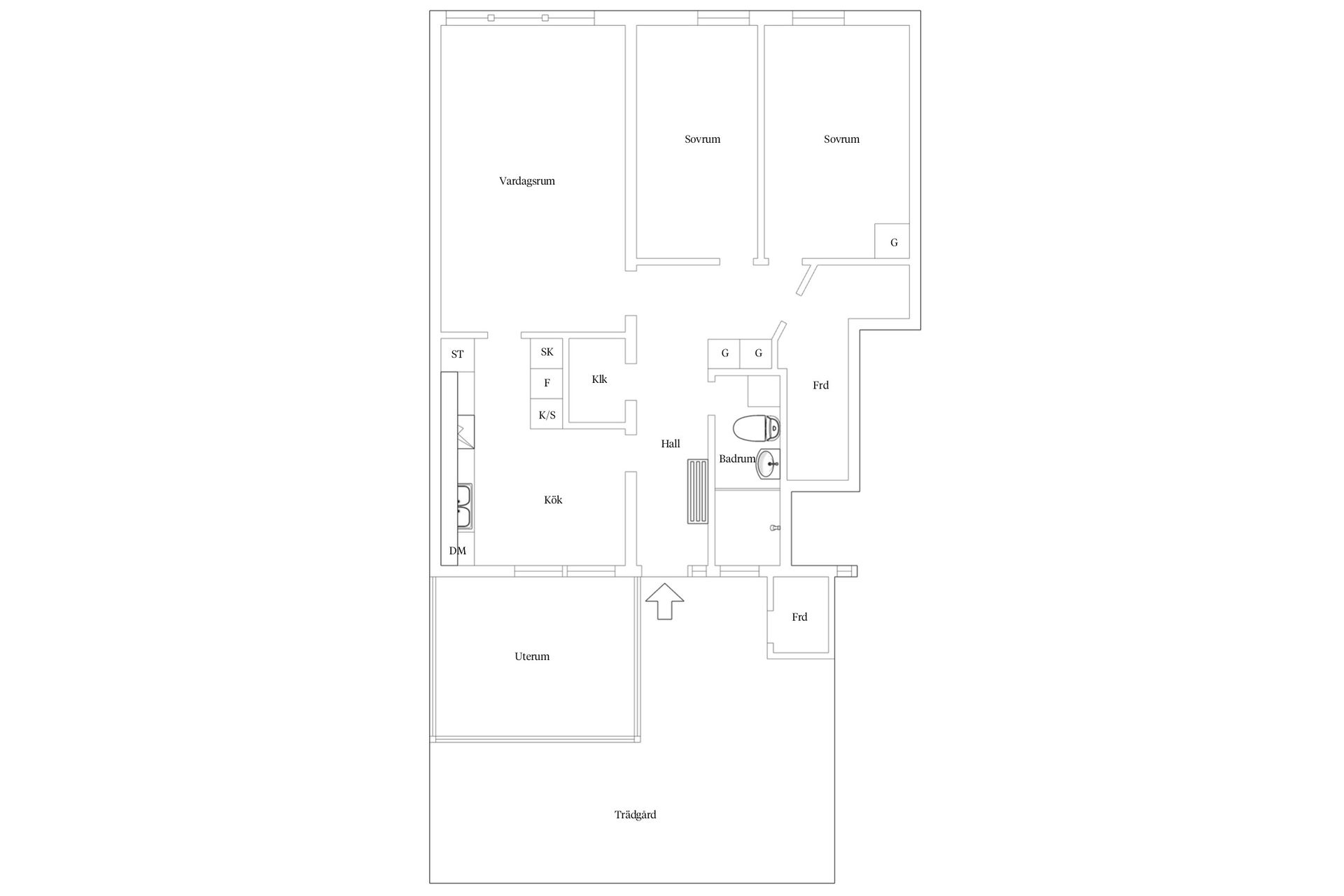 Bostadsrätt, Sjögången 15A, Edvinshem, Ystad