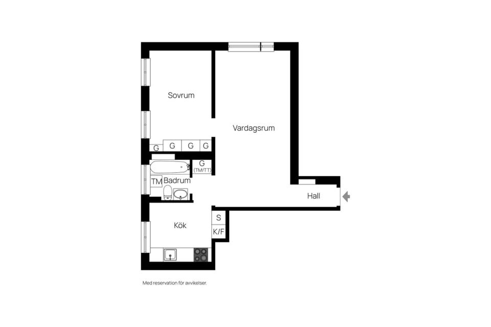Bostadsrätt, Love Almqvists Väg 10, 2 tr, Kungsholmen -  Kristineberg, Stockholm