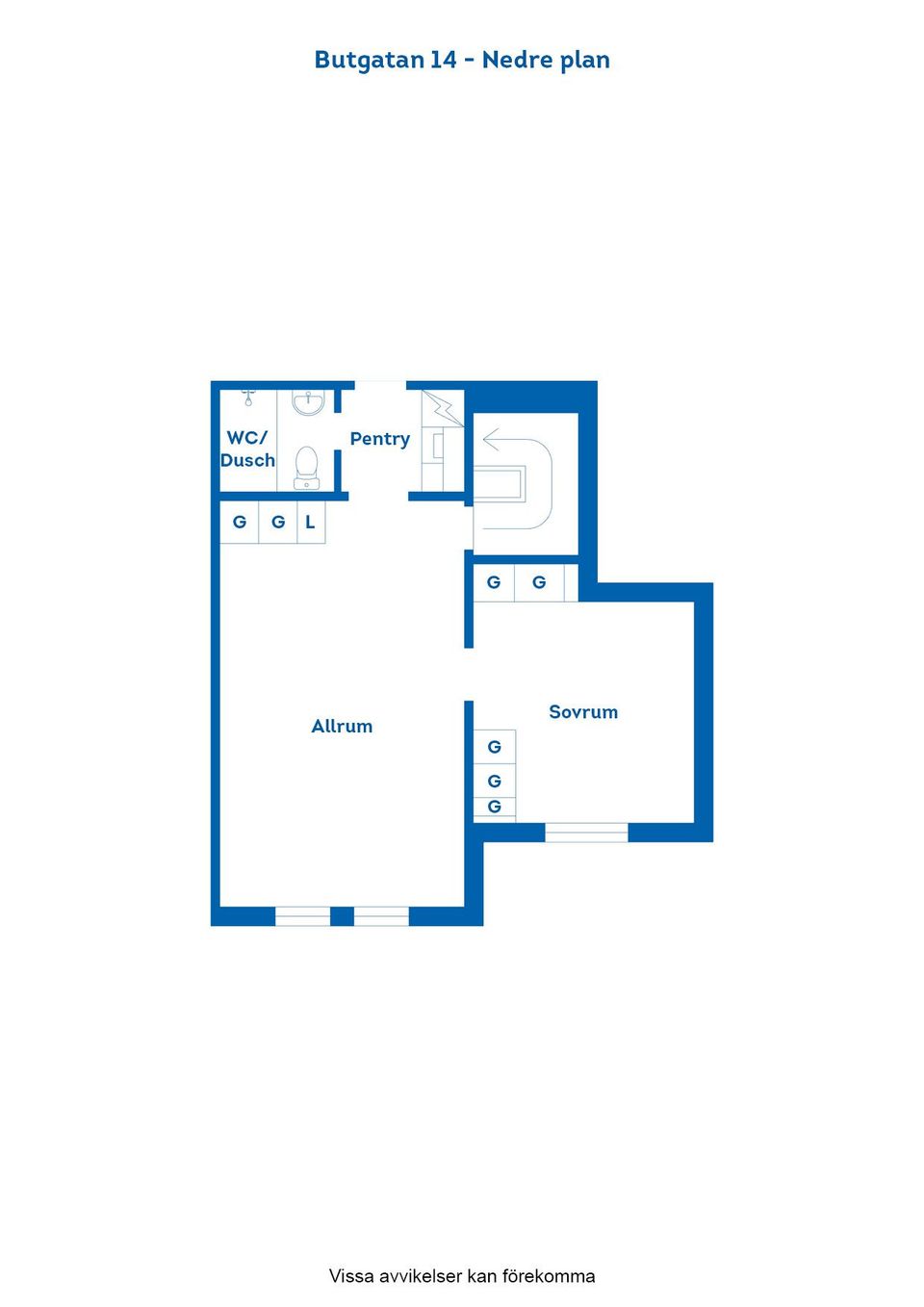 Bostadsrätt, Butgatan 14, Centralt, Norrköping