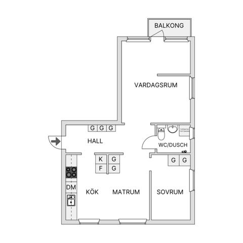 Bostadsrätt, Aspåsvägen 18A, Krokom
