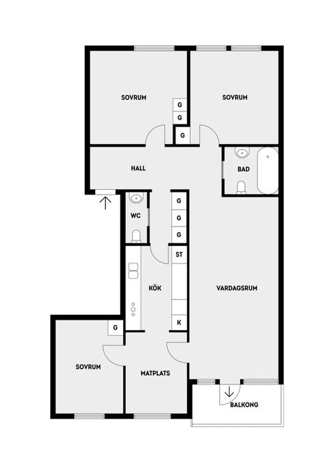 Bostadsrätt, Åkerbyvägen 326, Täby Centrum, Täby
