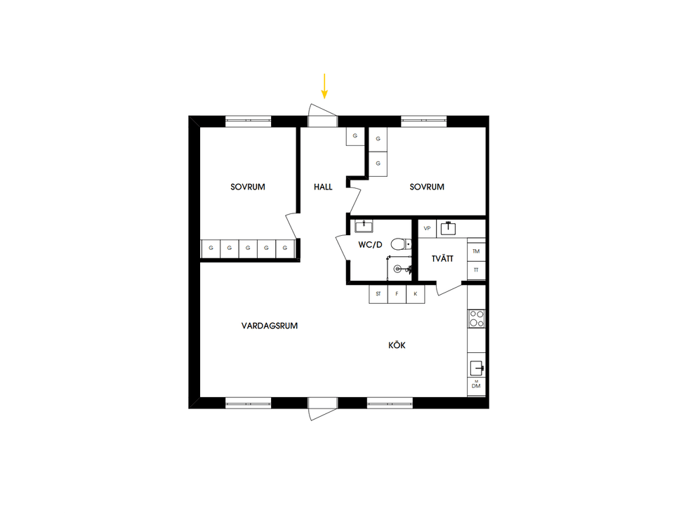 Bostadsrätt, Profilgatan LGH 04, Trelleborg