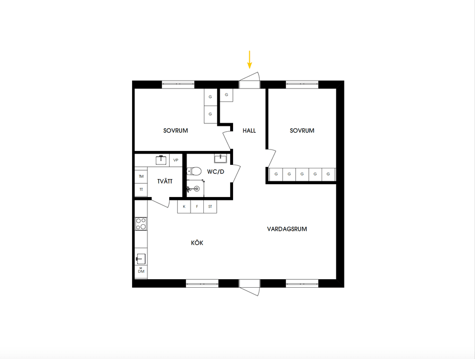 Bostadsrätt, Profilgatan LGH 05, Trelleborg