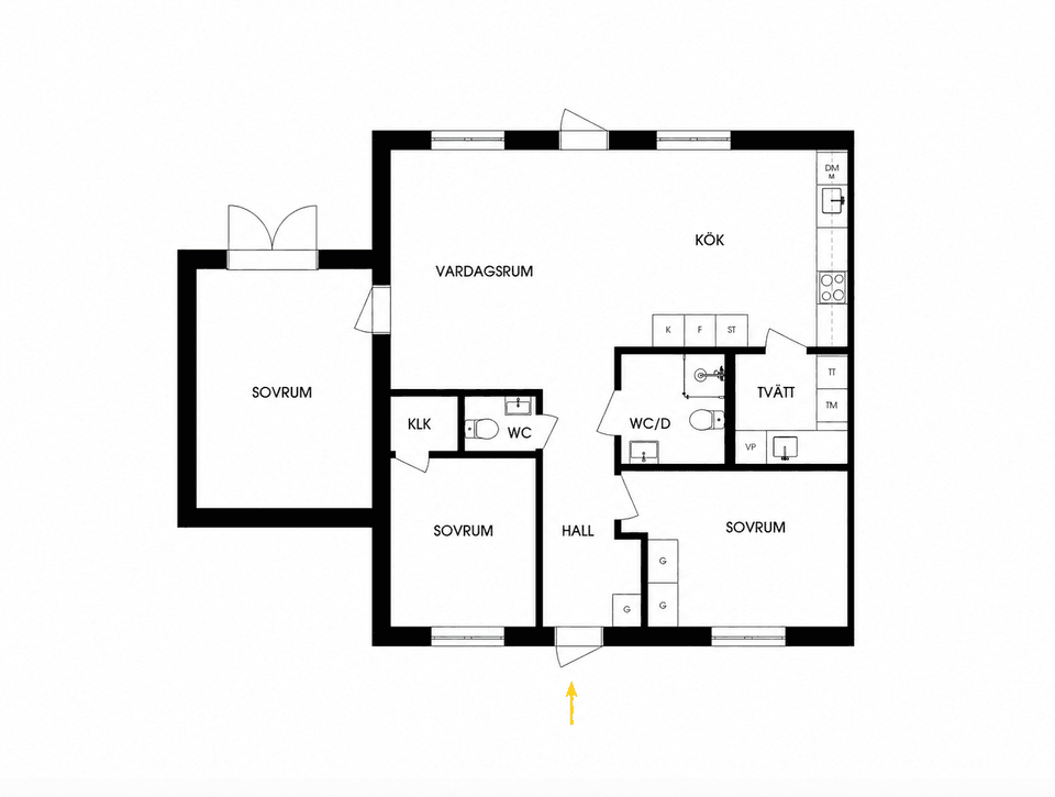 Bostadsrätt, Profilgatan LGH 11, Trelleborg