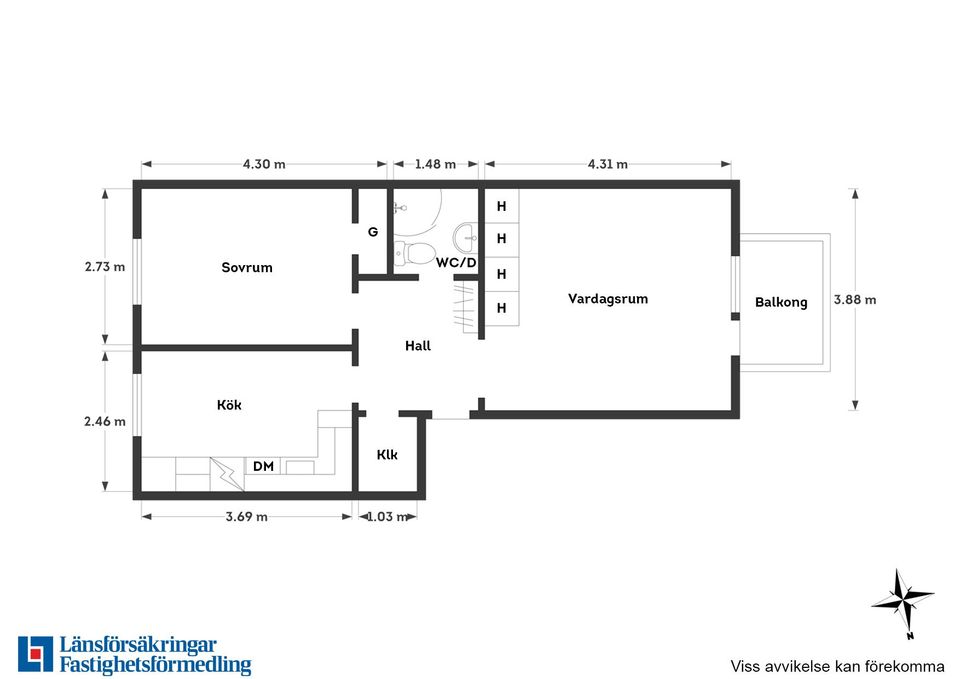 Bostadsrätt, Oterdahlsgatan 7 D, Centrala Hisingen, Göteborg