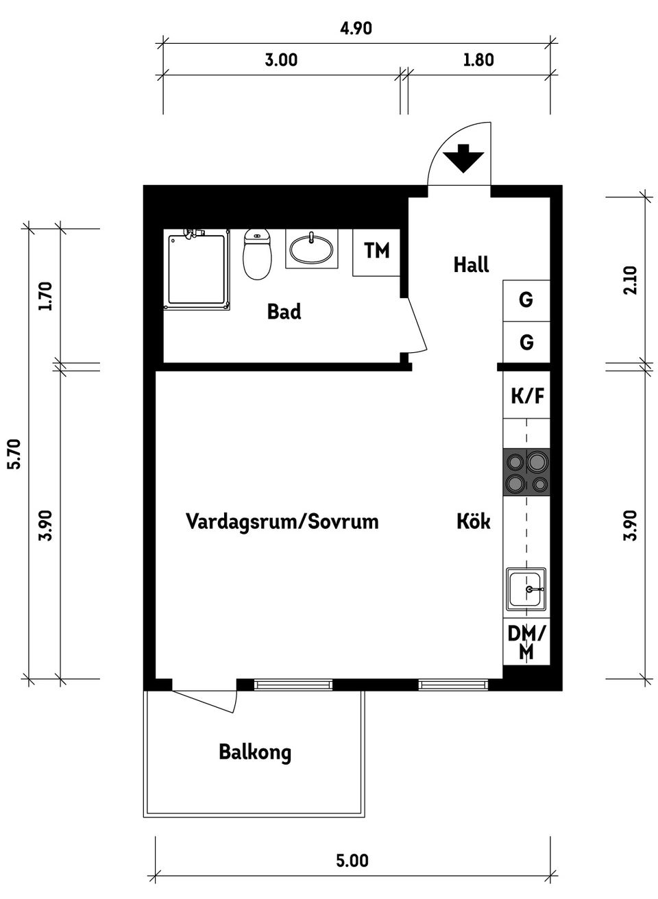 Bostadsrätt, Famngatan 8, Flatås, Göteborg