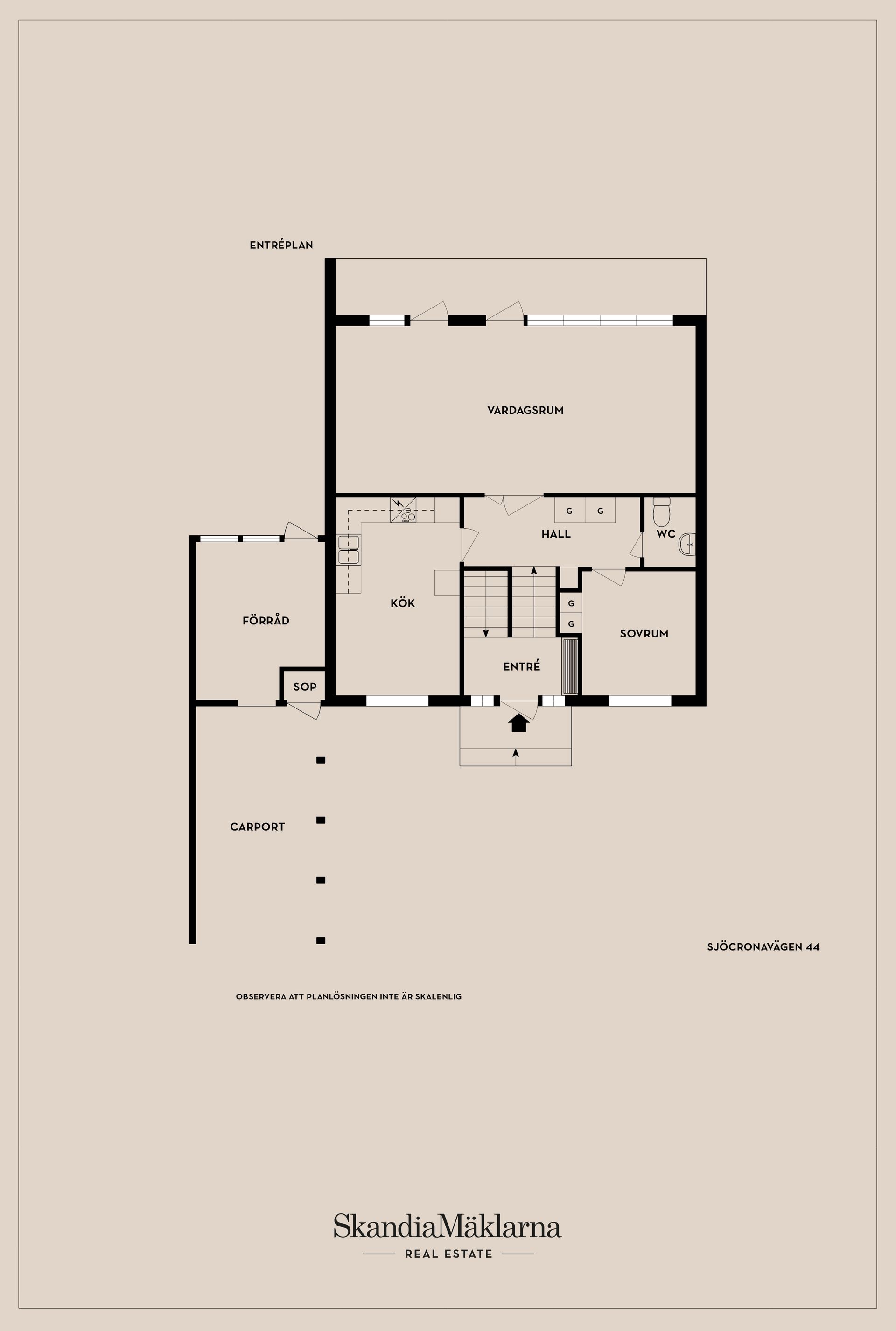 Villa, Sjöcronavägen 44, Strövelstorp, Ängelholm