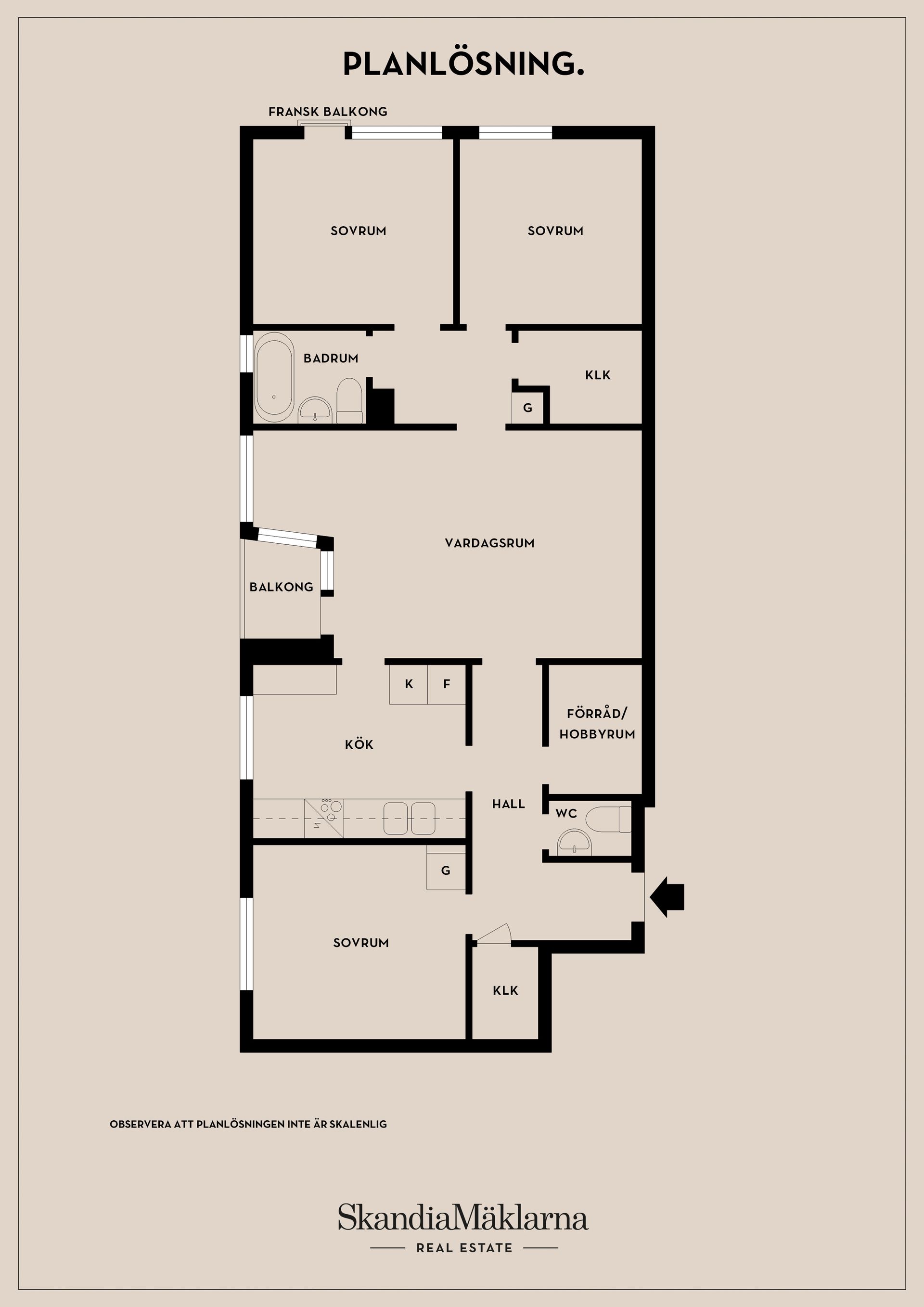 Bostadsrätt, Eskadervägen 44, Näsbypark, Täby