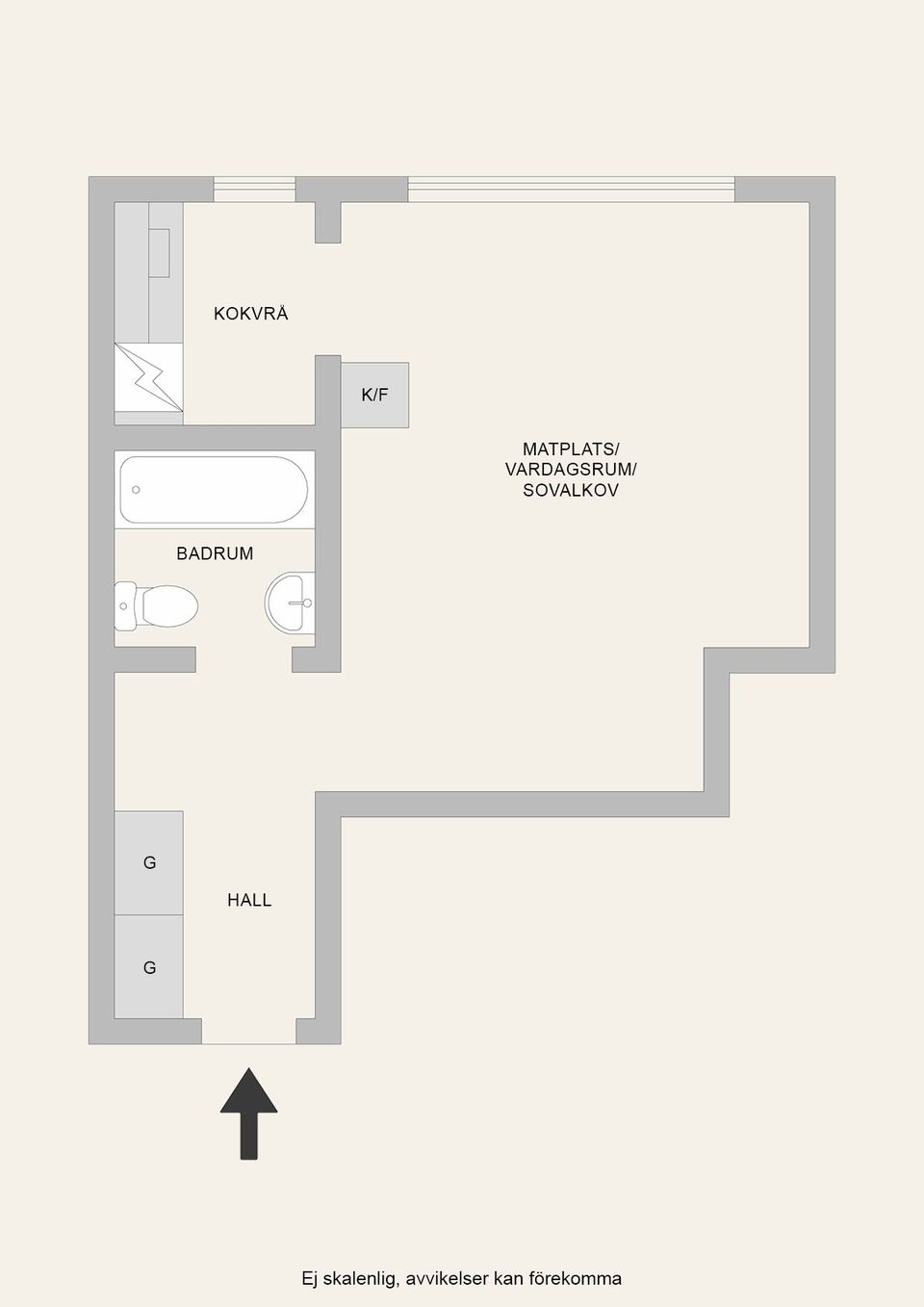 Bostadsrätt, Höjdgatan 7, Centralt, Nynäshamn