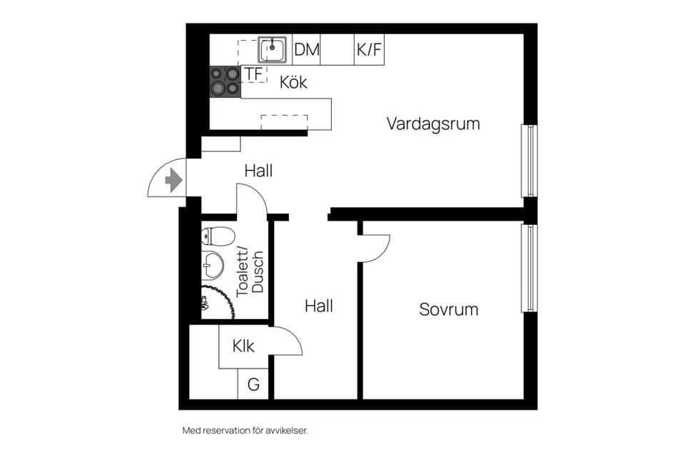 Bostadsrätt, Dalagatan 2b, Fredriksberg, Falköping