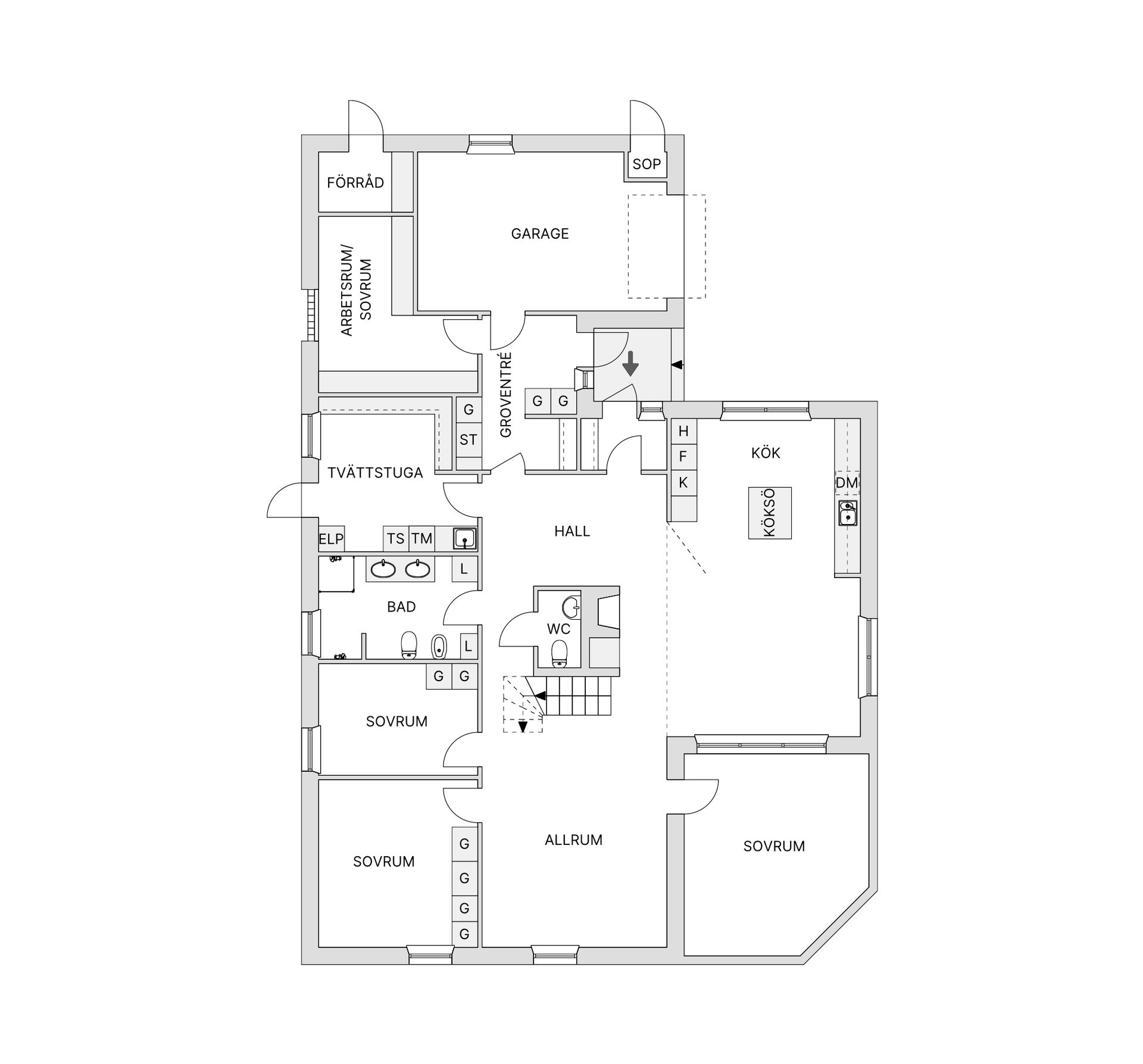 Villa, Kiselvägen 10, Annelund, Ljungby
