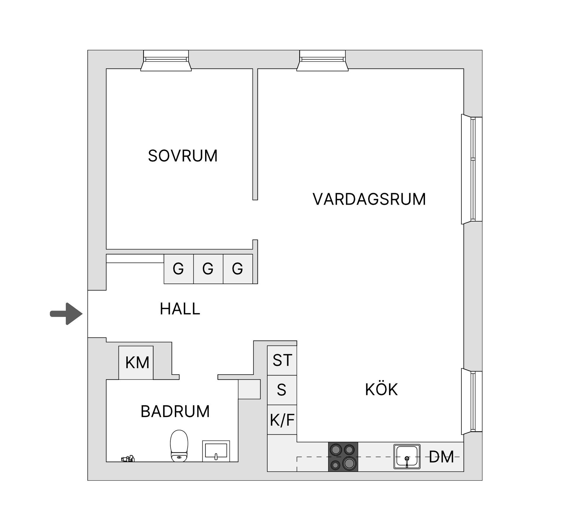 Bostadsrätt, Studentbacken 1, Östermalm Gärdet, Stockholm