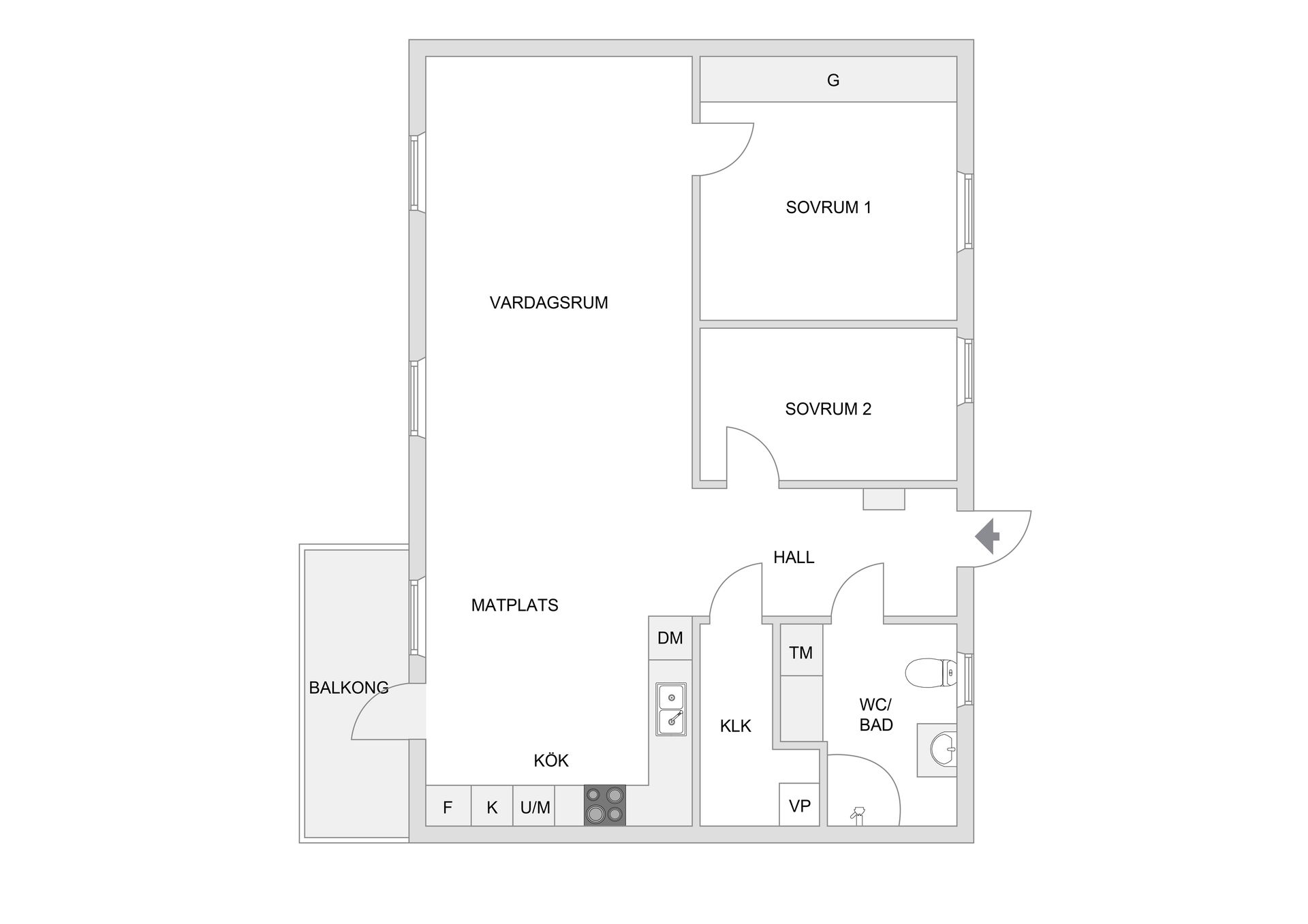 Bostadsrätt, Högbyvägen 234, Viksjö, Järfälla