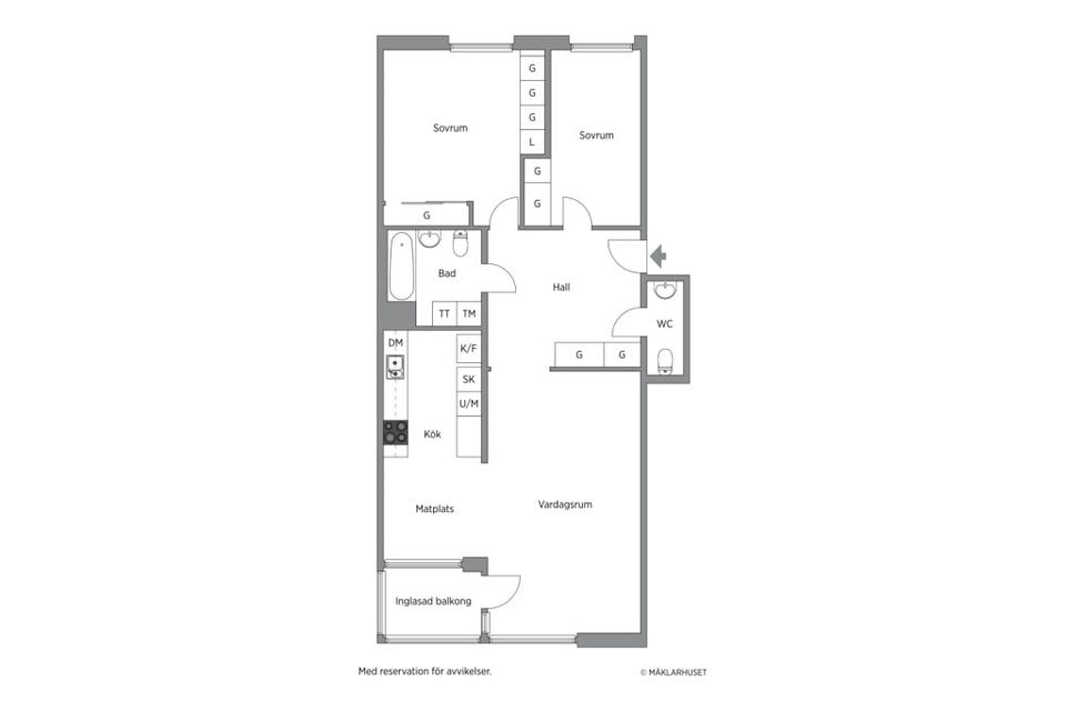 Bostadsrätt, Kronborgsgatan 12, Norr, Helsingborg