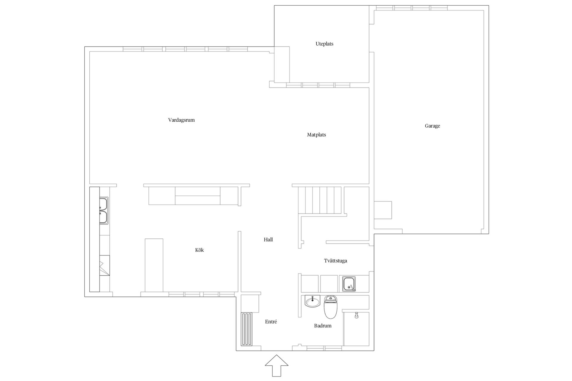 Radhus, Gyllenstiernas väg 43, Näsbypark, Täby