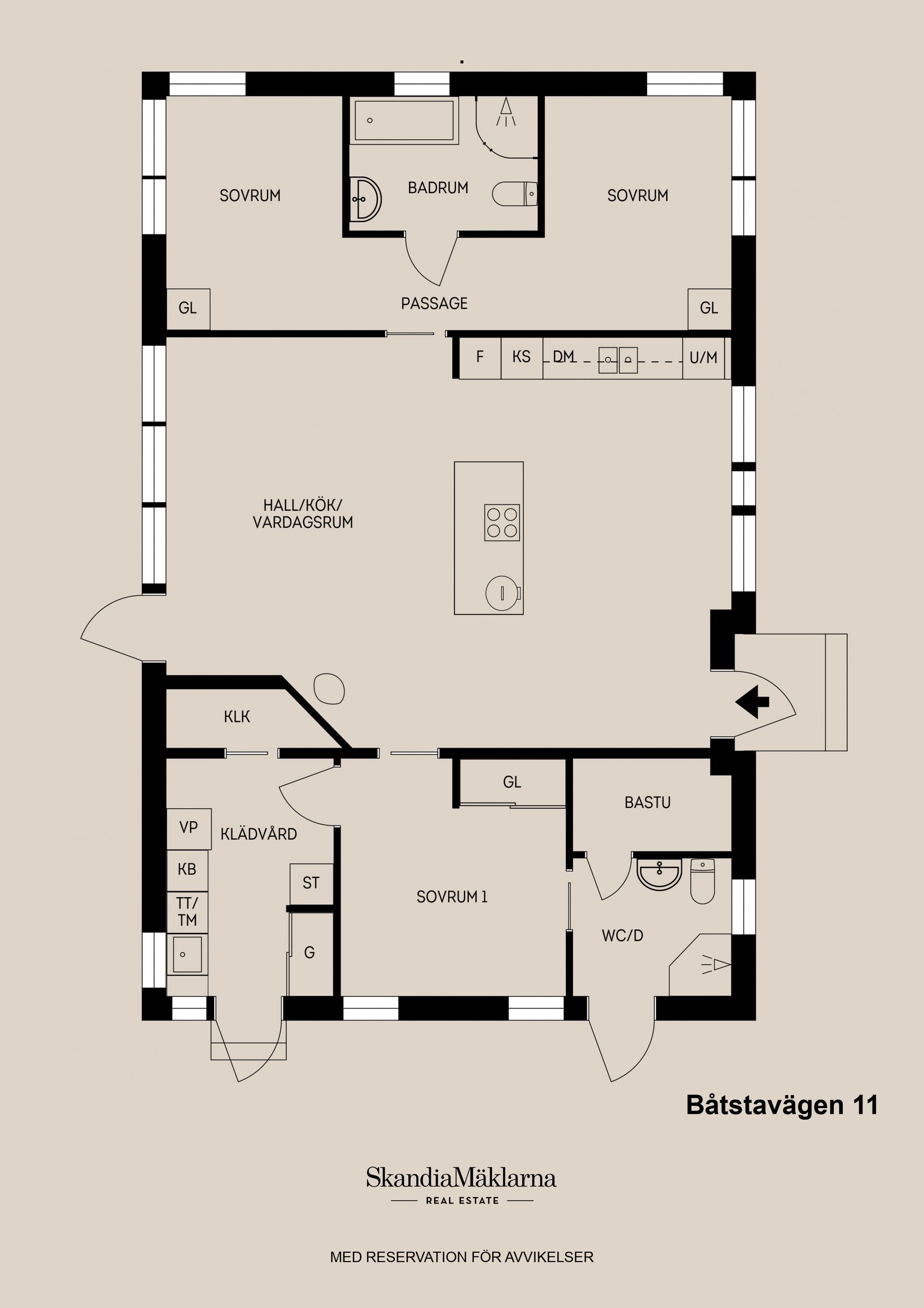 Villa, Båtstavägen 11, Sätra, Sandviken
