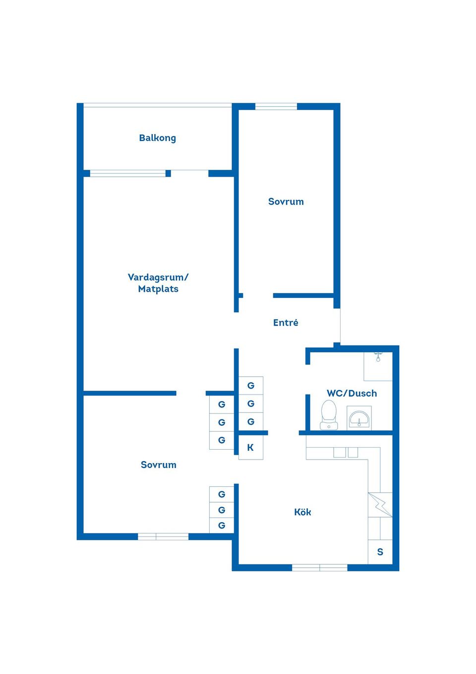 Bostadsrätt, Södra Ringvägen 12b, Tidaholm