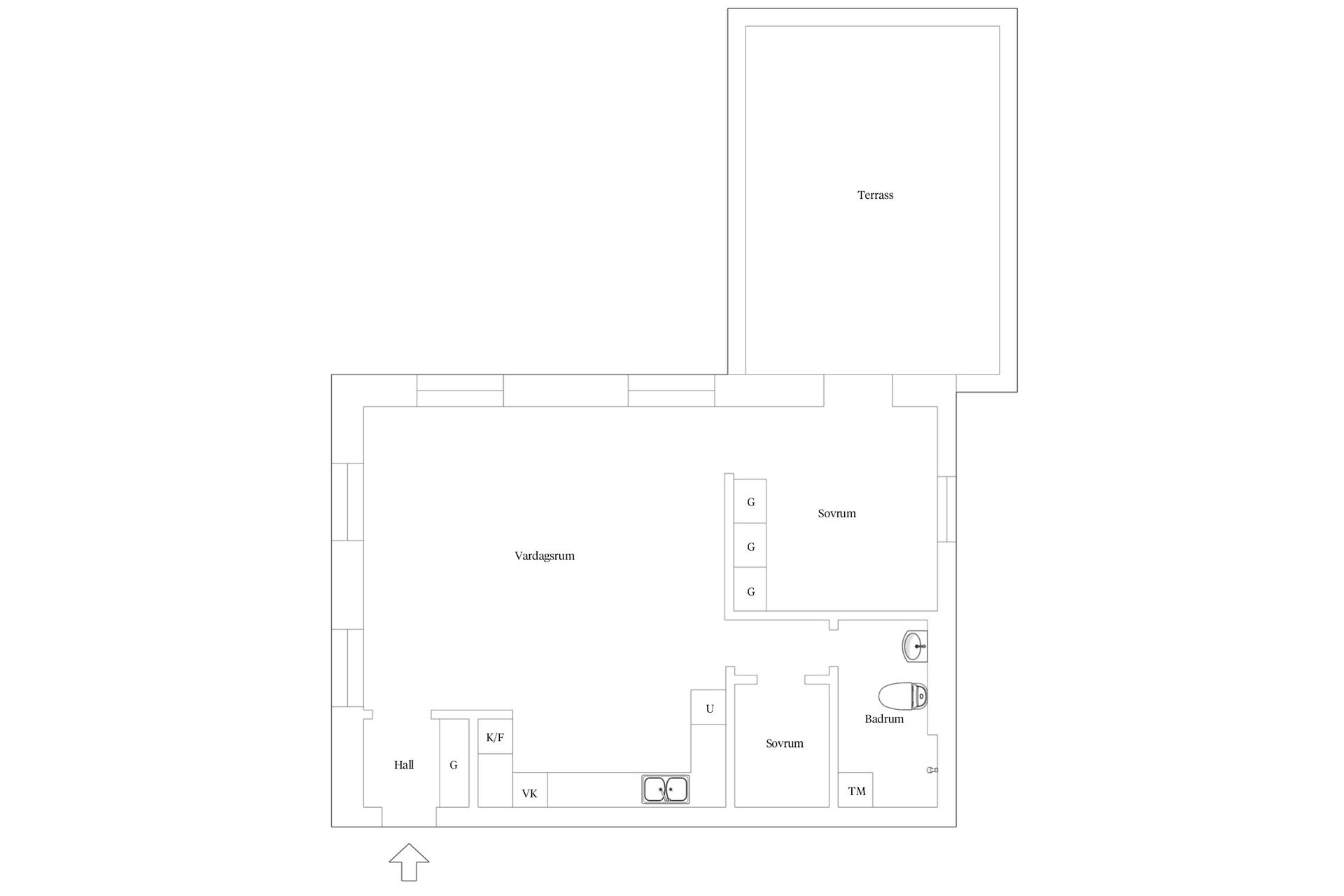 Bostadsrätt, Klippan 1H, Majorna - Klippan, Göteborg