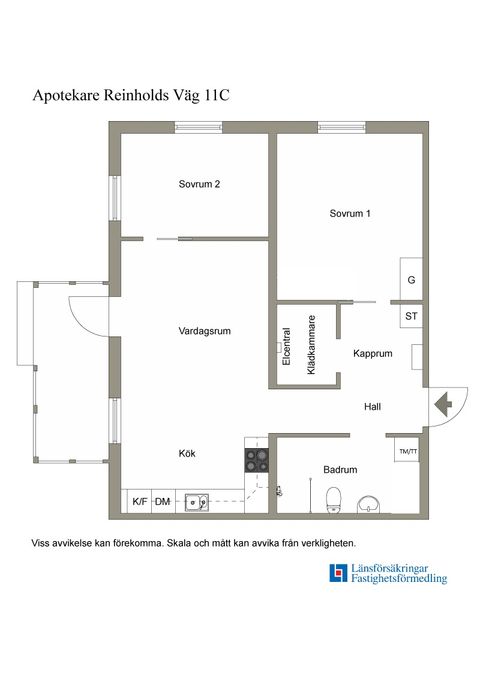 Bostadsrätt, Apotekare Reinholds väg 11C, Teleborg, Växjö