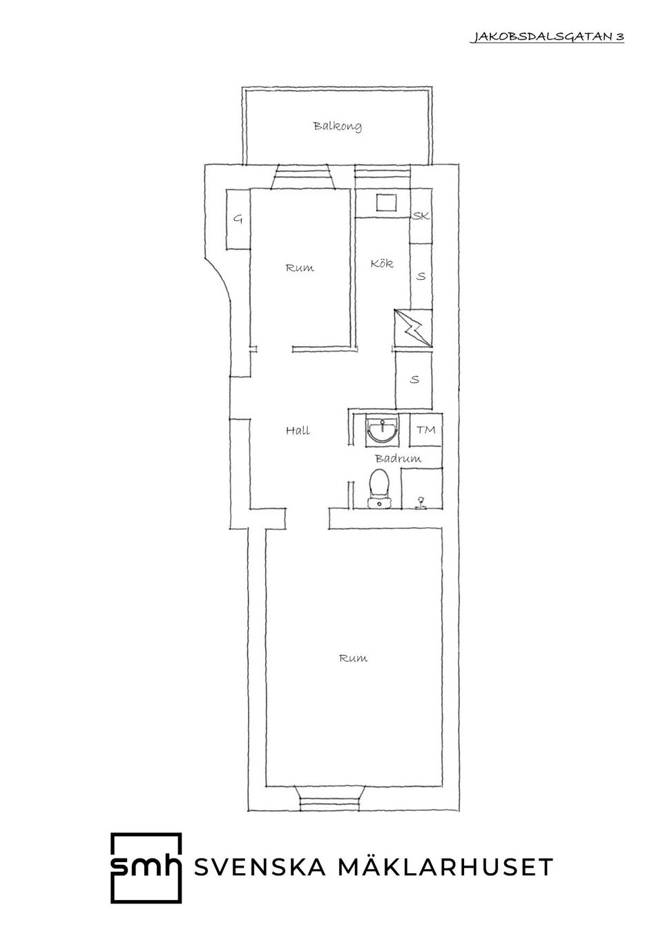Bostadsrätt, Jakobsdalsgatan 3, Jakobsdal-Örgryte, Göteborg
