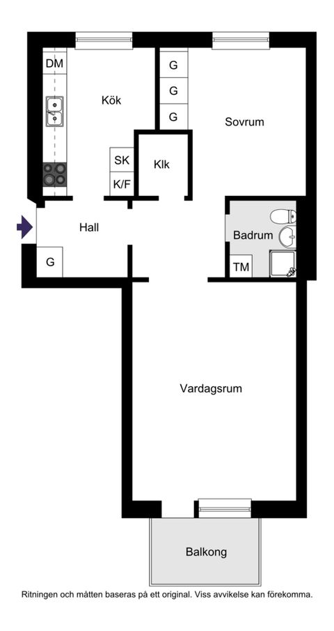 Bostadsrätt, Viskgatan 10B, Eneborg, Helsingborg