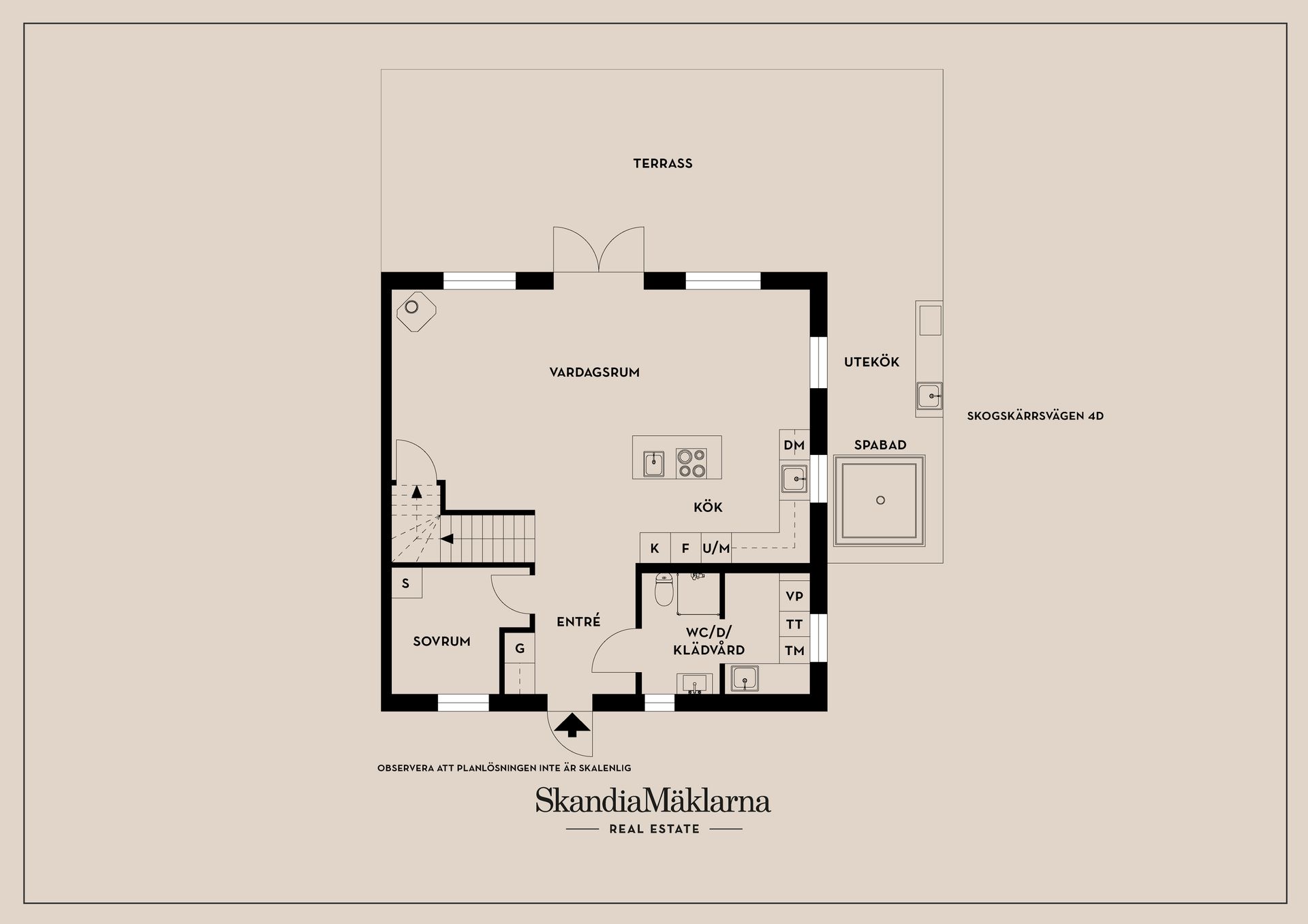 Radhus, Skogskärrsvägen 4D, Huddinge - Högmora, Huddinge