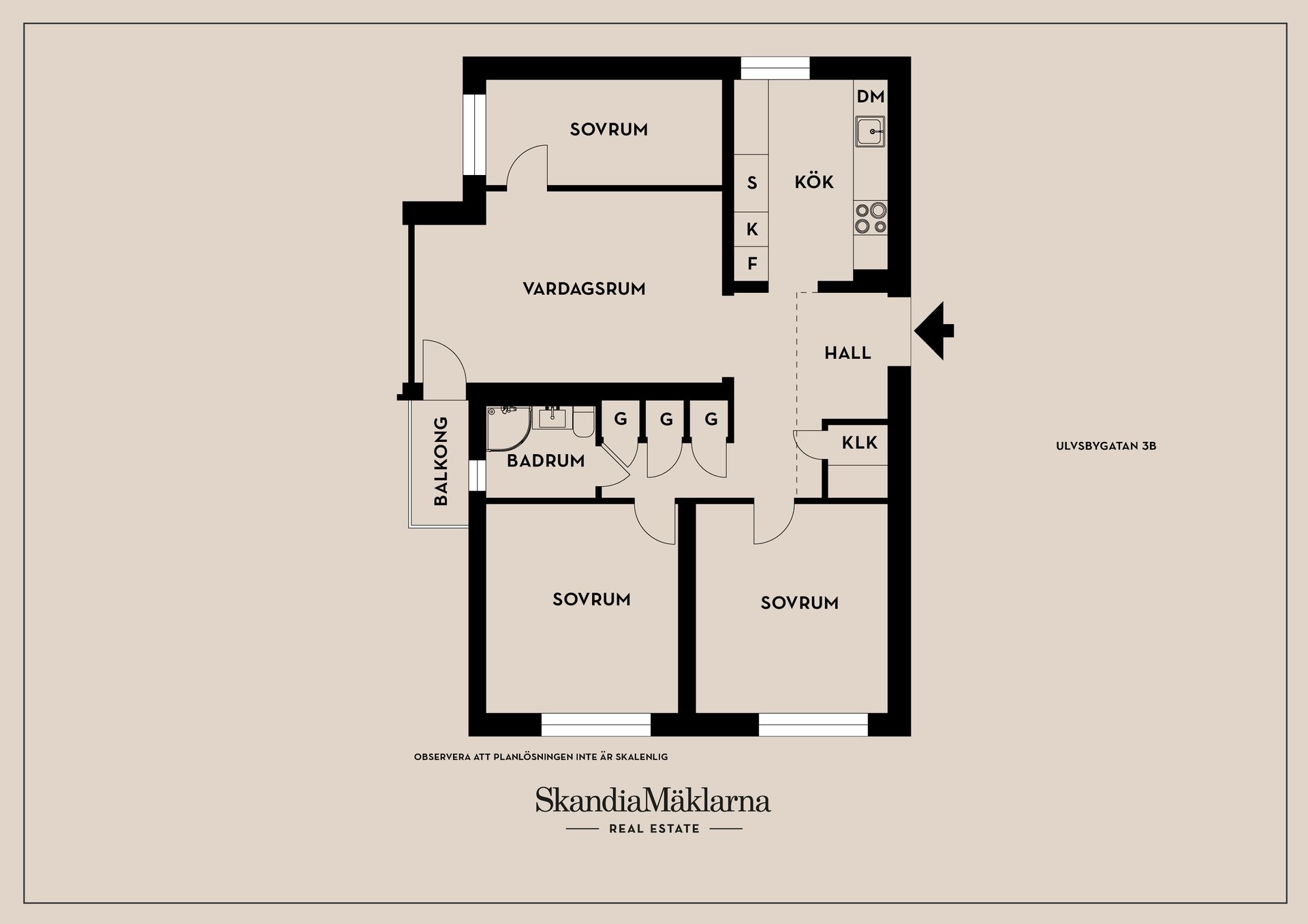 Bostadsrätt, Ulvsbygatan 3b, Karlstad