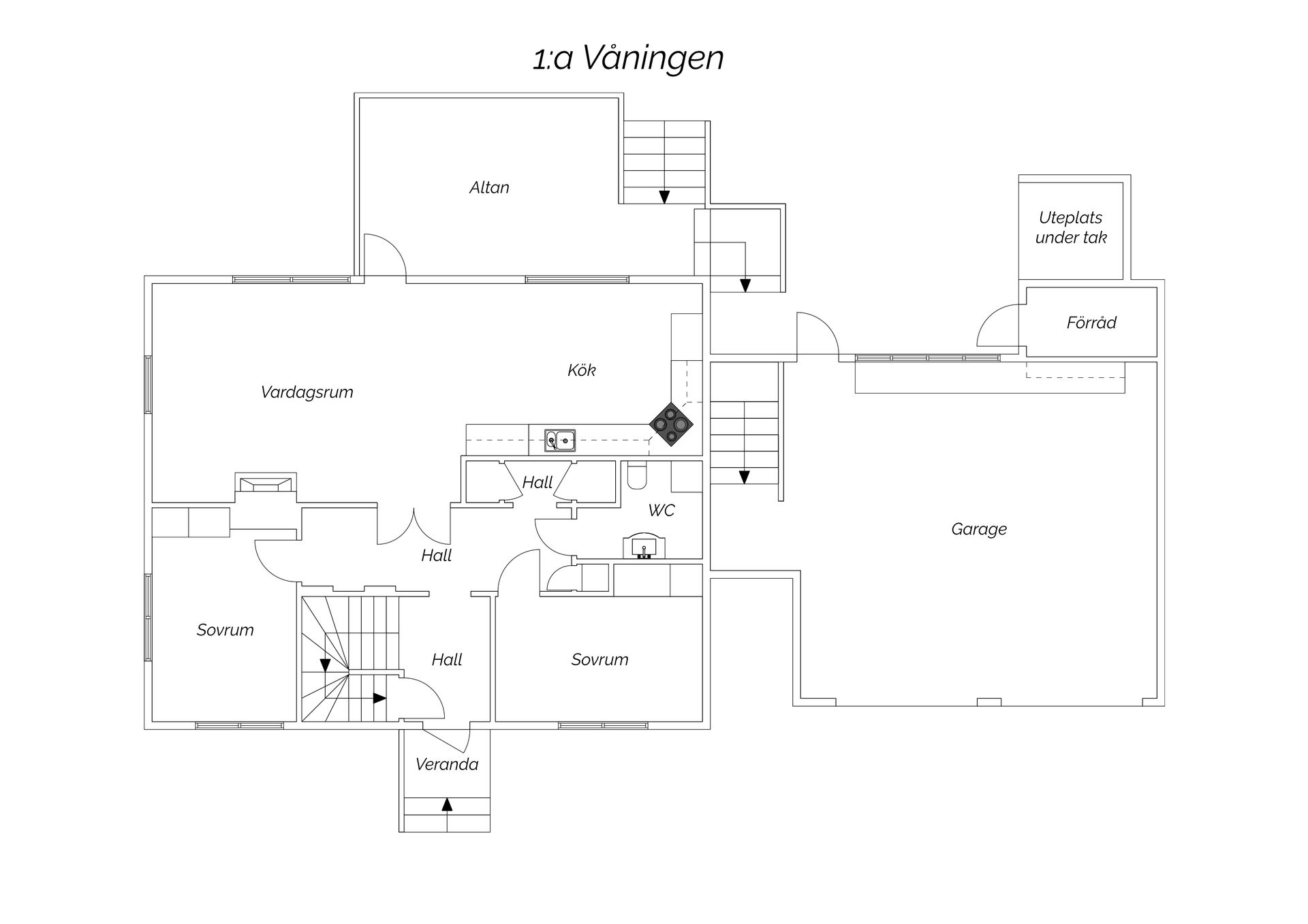 Villa, Muraregränd 6, Haga, Sundsvall